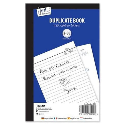 Duplicate Book - Full Size 80 sets