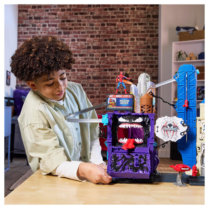Marvel Spider-Man VenomVersus Web Slinging City Playset