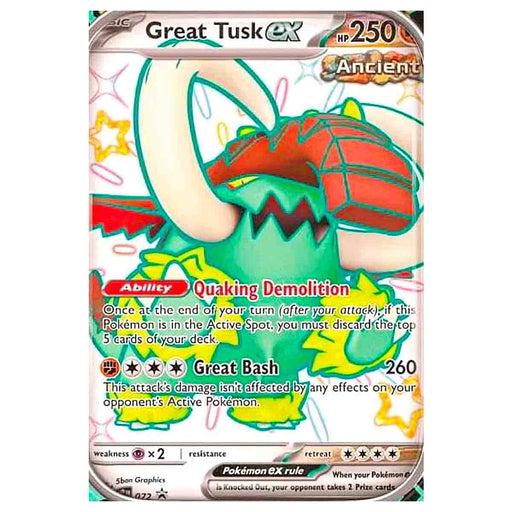 Pokémon Trading Card Game: Scarlet & Violet 4.5: Paldean Fates Great Tusk Tin