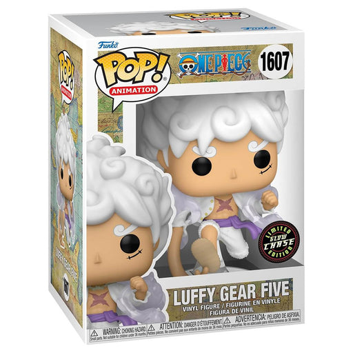 Funko Pop! Animation: One Piece: Luffy Gear 5 Limited Glow Chase Edition Vinyl Figure #1607
