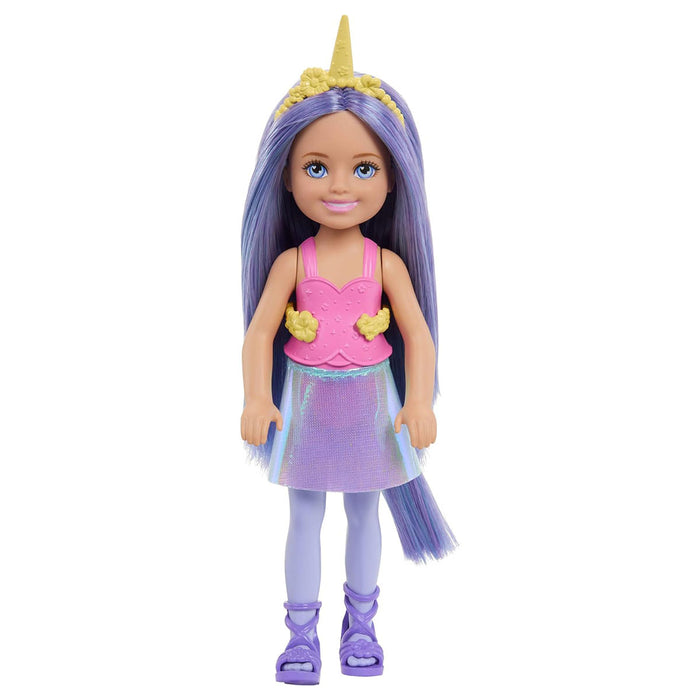 Barbie Chelsea Unicorn with Purple Hair 6" Doll 