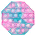 Poppits Pink Tie Dye Octagon Fidget Toy