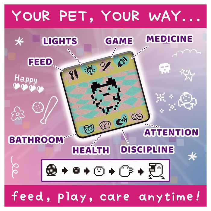 Tamagotchi Gen 1 Pretty Party Virtual Reality Pet