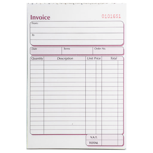 Carbonless Invoice Book (50 Duplicate Sets)