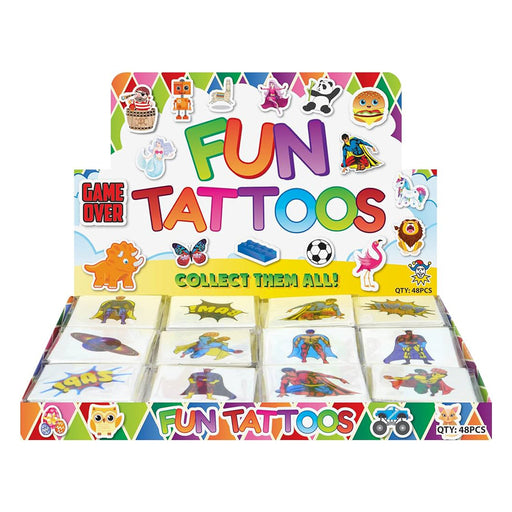 Henbrandt Mini Superhero Temporary Fun Tattoos