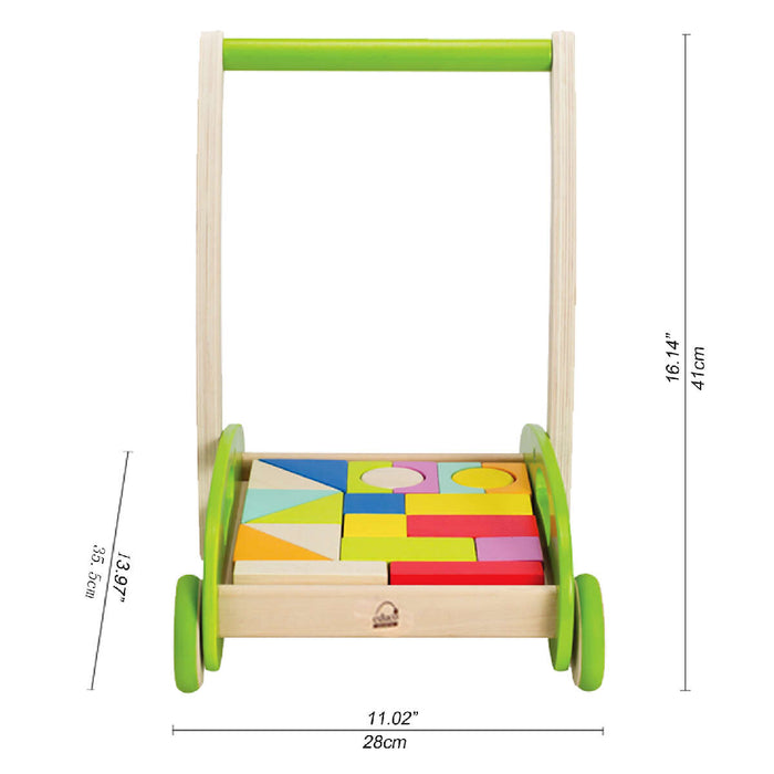 Hape Block and Roll Walker