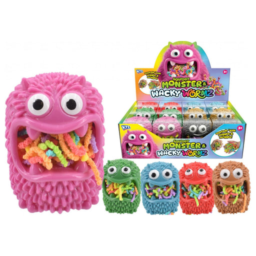 Squidgy Monster With Wacky Worms (Assorted)
