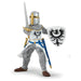 Papo White Knight with Sword Figure