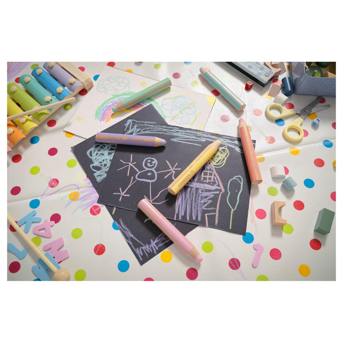 STABILO woody 3 in 1 Multi-talented Pastel Red Pencil