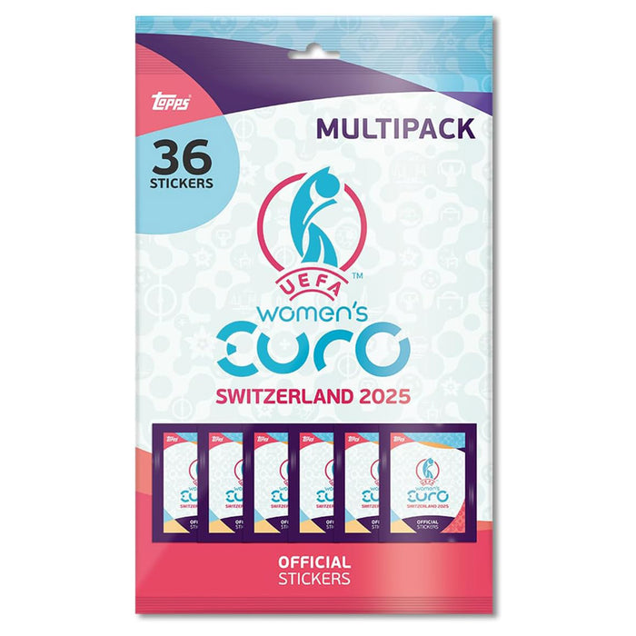 Topps UEFA Women's Euro Switzerland-2025 Sticker Collection Multipack