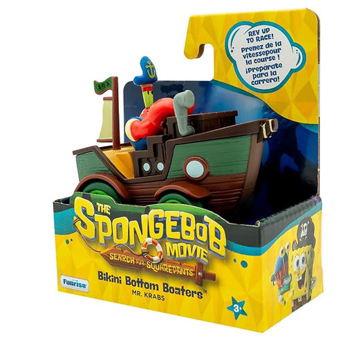 The SpongeBob Movie: Search for SquarePants Bikini Bottom Boaters Mr Krabs Diecast Vehicle