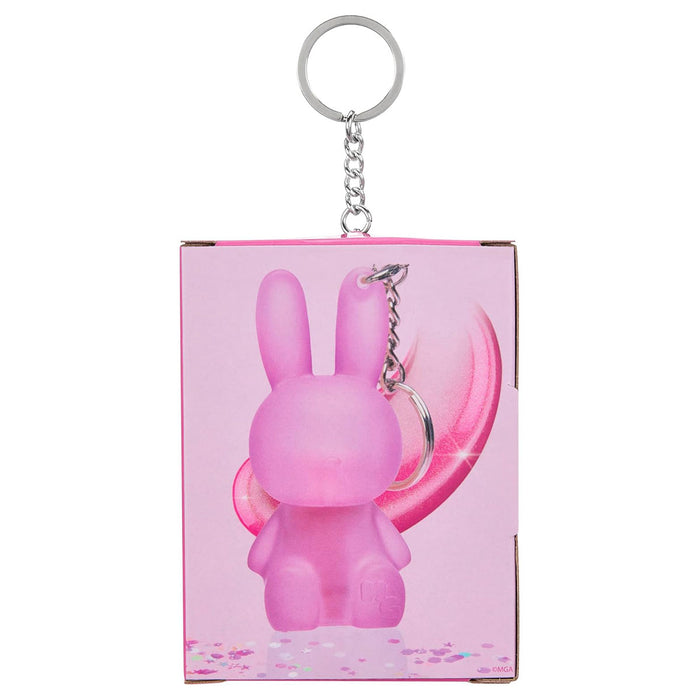 Mini Glam Bunny Lip Gloss Berry Cute Keychain 