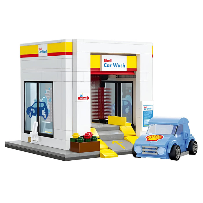 CaDA Shell Car Wash Building Block Set