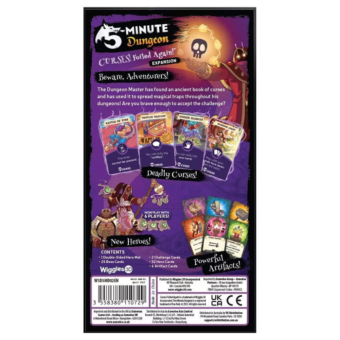 5 Minute Dungeon - Curses! Foiled Again! expansion