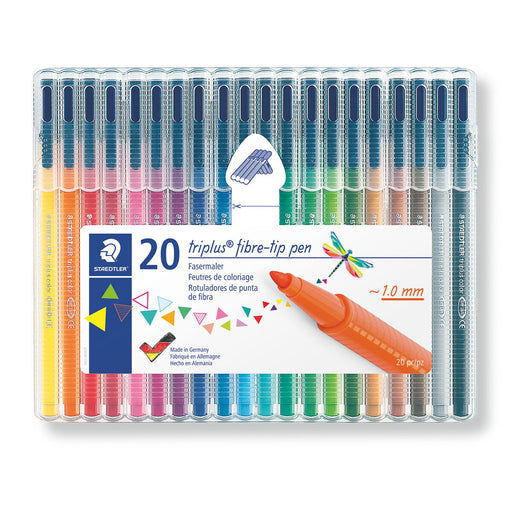 Staedtler Triplus Fibre-tip Pens Pack of 20