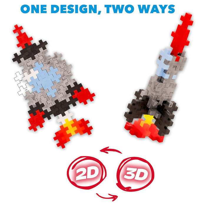 Plus-Plus Puzzle by Number Space Activity Pad