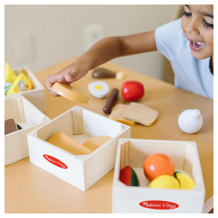 Melissa & Doug Food Groups Wooden Playset
