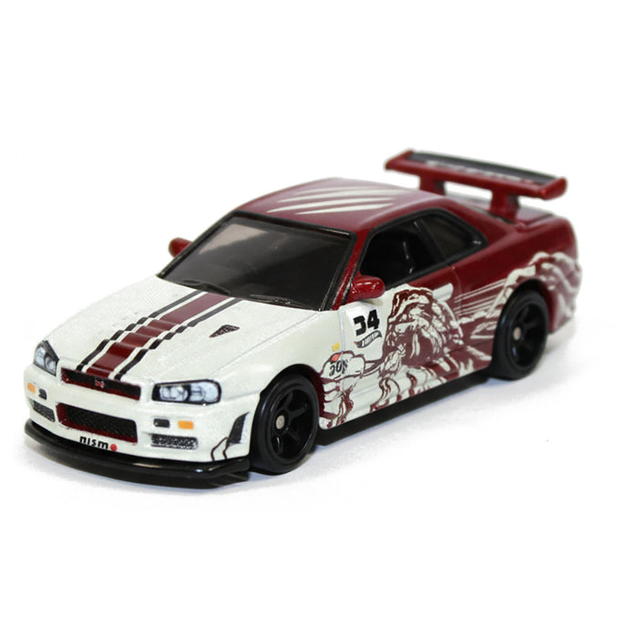 Hot Wheels Premium Pop Culture Godzilla Nissan Skyline GT-R (BNR34) Car