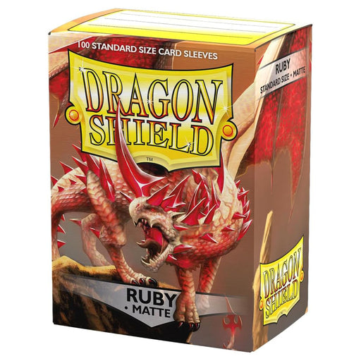Dragon Shield Matte Sleeves Standard Size - Ruby (100)