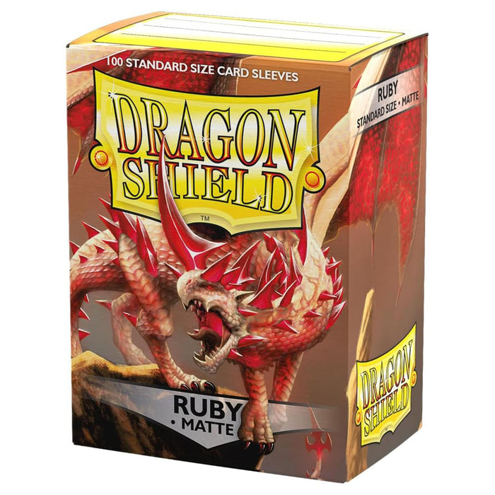 Dragon Shield Matte Sleeves Standard Size - Ruby (100)