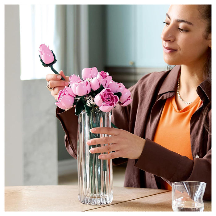 LEGO Botanical Collection Bouquet of Pink Roses 10374 Building Set