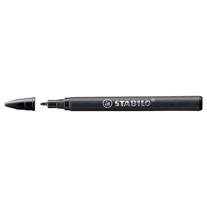 STABILO EASYoriginal Handwriting Rollerball Pen Black Refill Cartridges (6 Pack)