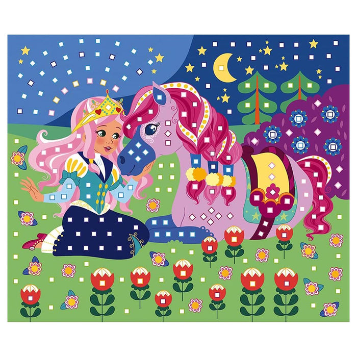Janod Mosaics Ponies and Unicorns Set