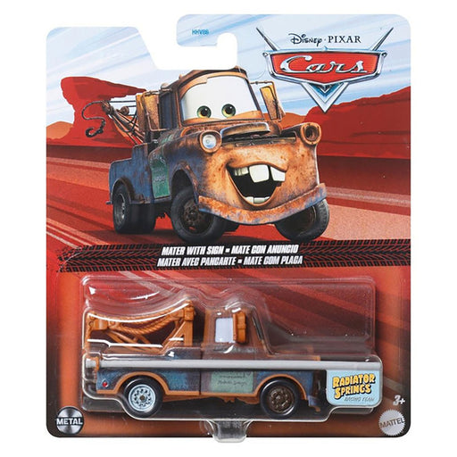 Cars Character Diecast Mater with Sign