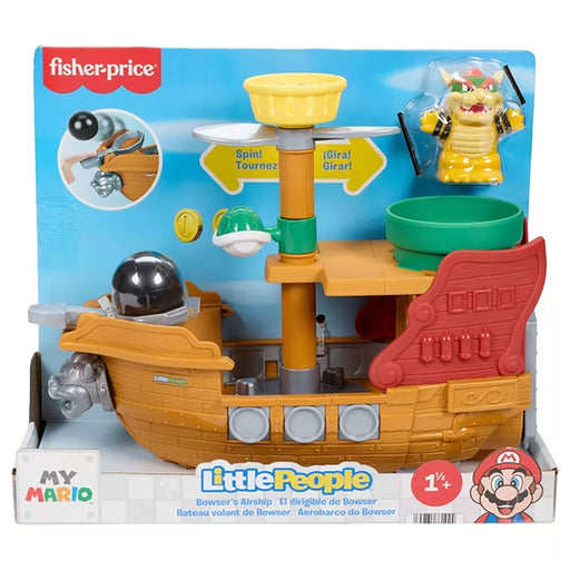 Fisher-Price Little People My Mario: Bowser's Airship Playset