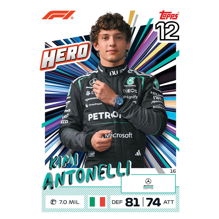 Topps Turbo Attax Formula 1 2026 Trading Card Game Starter Pack