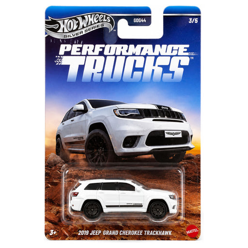 Hot Wheels Silver Series Performance Trucks 2019 Jeep Grand Cherokee Trackhawk Car 3/5