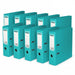 Lever Arch A4 File Turquoise 10 Pack