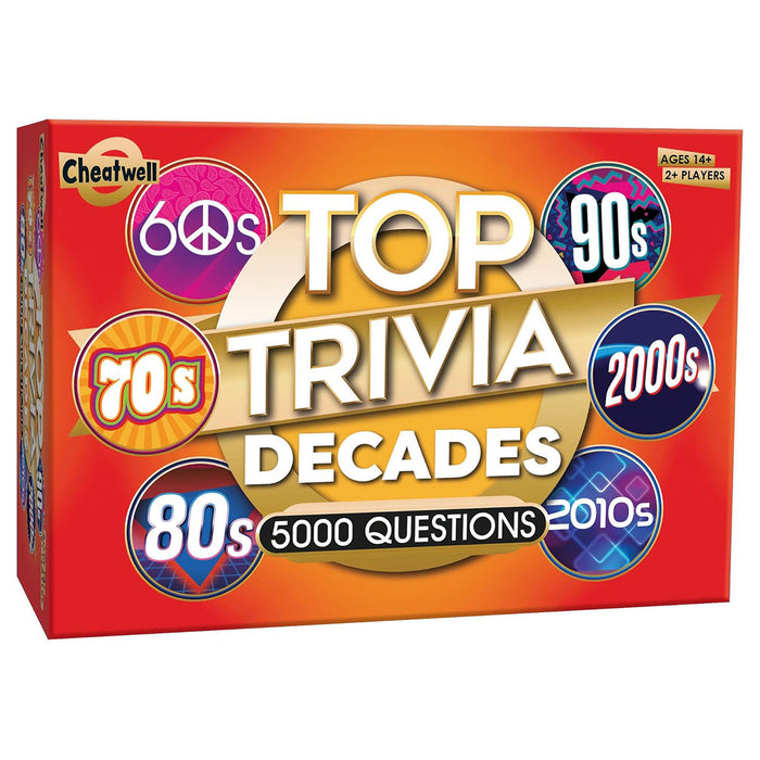 Top Trivia Ultimate Decades Card Game