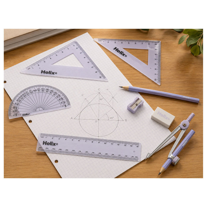 Helix Cool Curves Maths Set Pastel (styles vary)