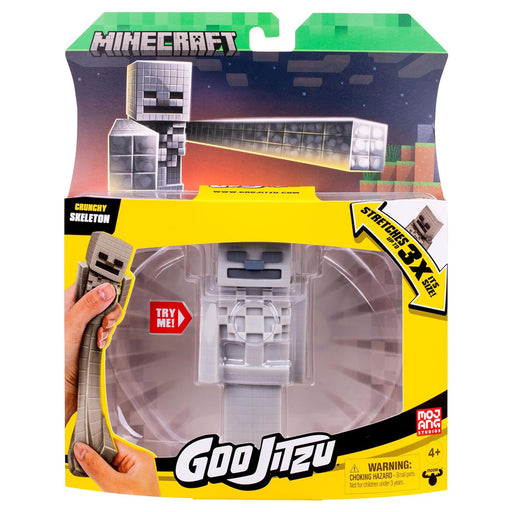 Goo Jit Zu Minecraft Crunchy Skeleton Stretch Figure