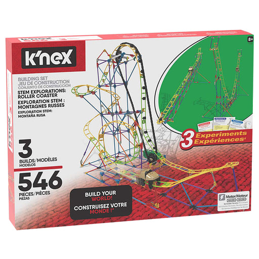K'nex STEM Explorations: Roller Coaster 3 Model Building Set
