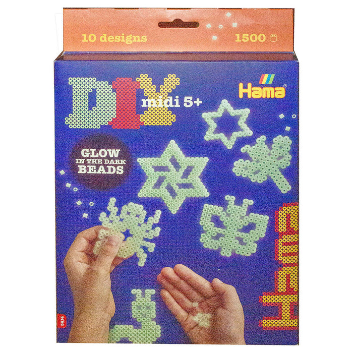 Hama Glow in the Dark Beads Pack