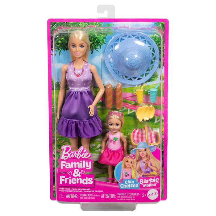 Barbie Malibu & Chelsea Sister Picnic Playset