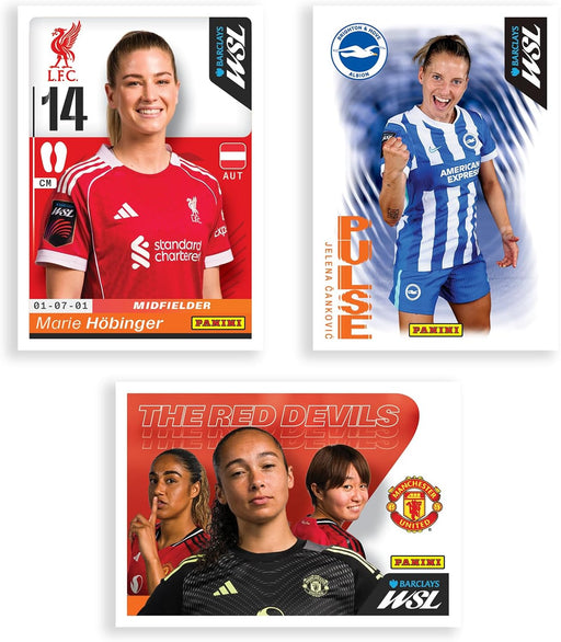 Panini Women's Super League 2025/26 Sticker Collection 50 Pack Box