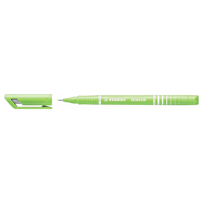 STABILO SENSOR F fineliner Pens Light Green, Turquoise, Pink, Lilac (4 Pack)