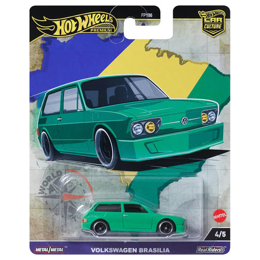 Hot Wheels Car Culture World Tour Volkswagen Brasilia Car (4/5)