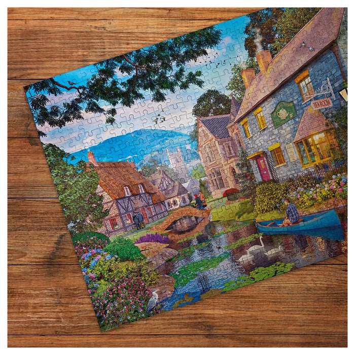 Gibsons Tea on the River 500 Piece Jigsaw Puzzle