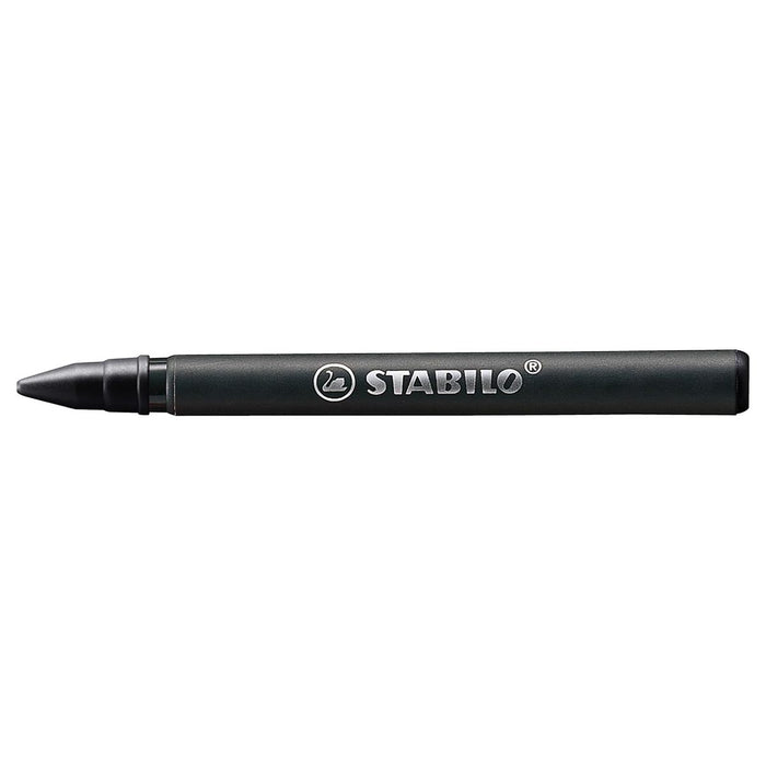 STABILO EASYoriginal Handwriting Rollerball Pen Black Refill Cartridges (6 Pack)