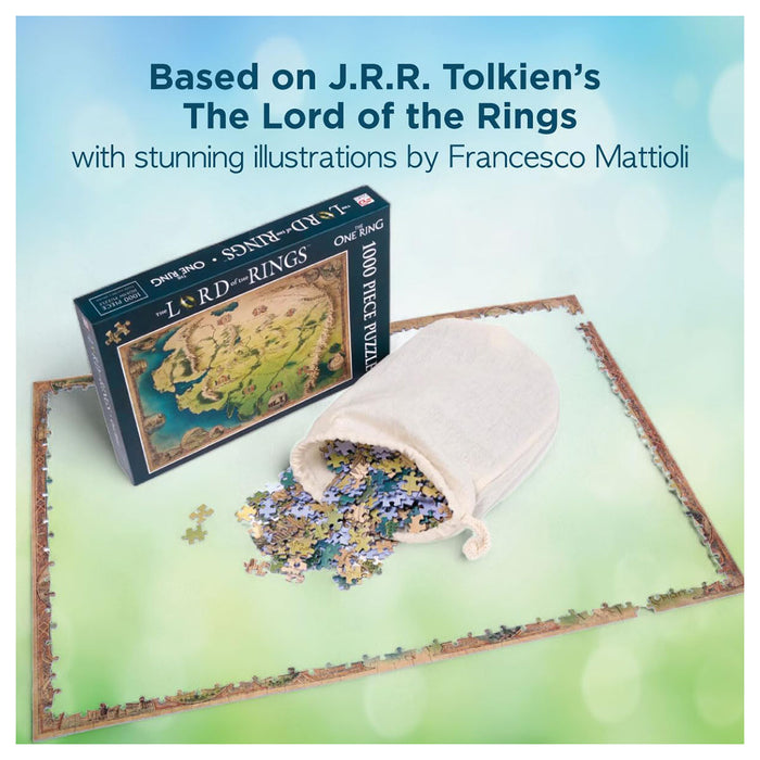 The Lord of the Rings: Eriador Map 1000 Piece Jigsaw Puzzle