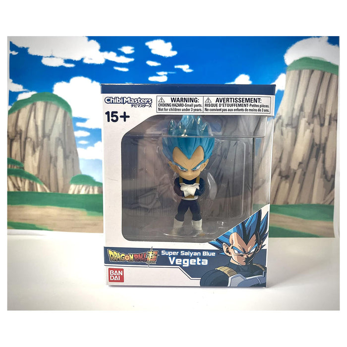 Chibi Masters: Dragon Ball Super Saiyan Blue Vegeta 3" Figure