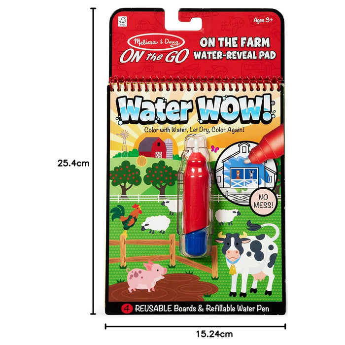 Melissa & Doug Water Wow Farm Colouring Pad