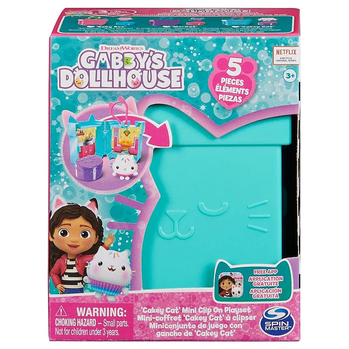 Gabby's Dollhouse Baby Box Cat Mini Clip On Playset (3 Pack)