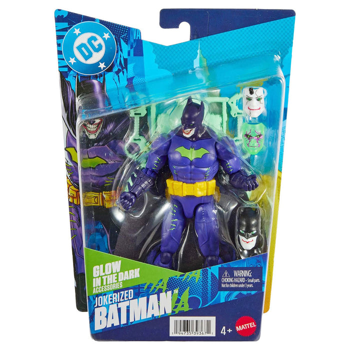 DC Jokerized Batman 6" Figure with Glow In The Dark Accessories