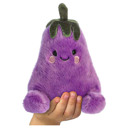 Palm Pals Aubrey Eggplant 13cm Soft Toy