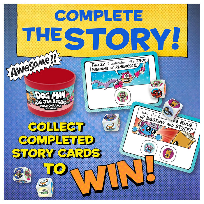 Dog Man Big Jim Begins Roll-O-Rama Dice Game